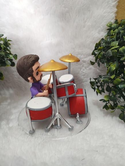 Topo de Bolo Baterista
