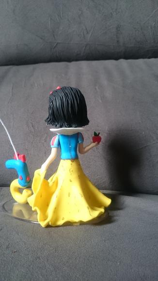 Topo De Bolo Branca de neve
