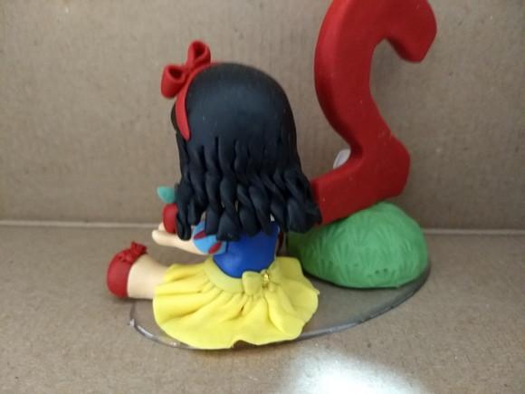 Topo de bolo Branca de neve