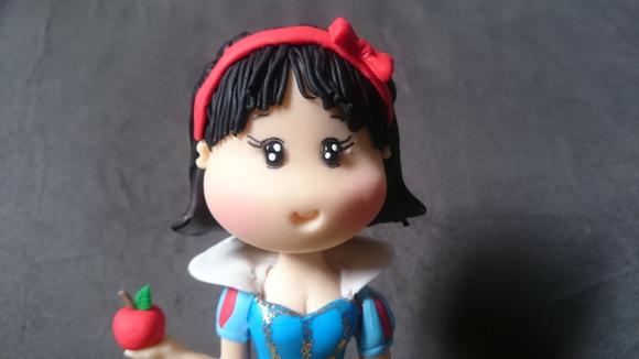 Topo De Bolo Branca de neve