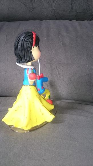 Topo De Bolo Branca de neve