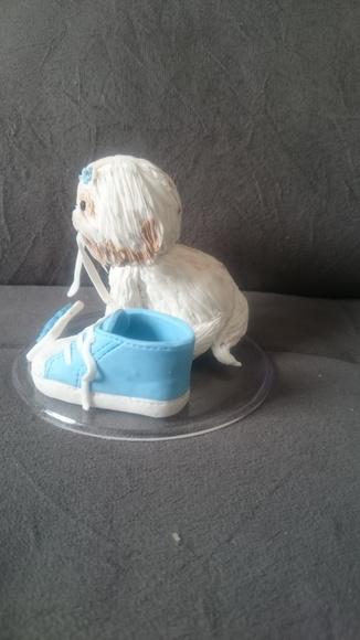 topo de bolo cachorrinho