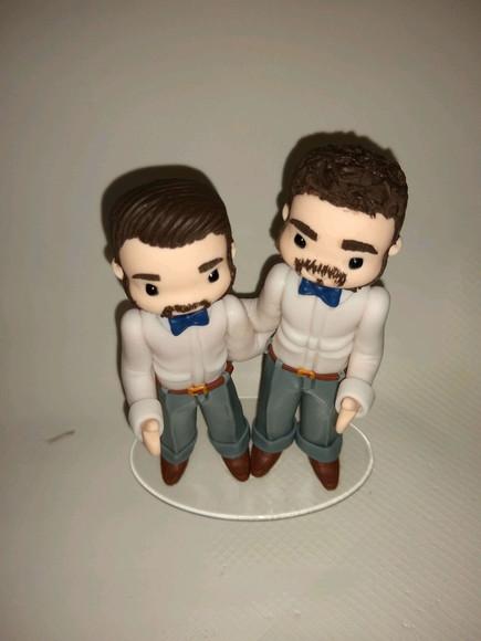 Topo de bolo casamento lgbtqia+