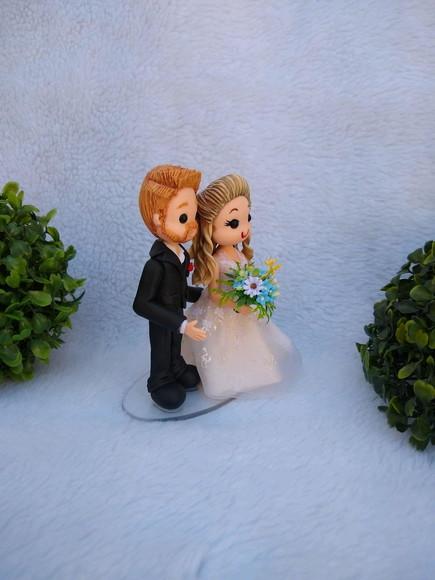 Topo De Bolo Casamento Personalizado