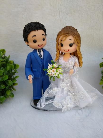 Topo de Bolo Casamento Personalizado