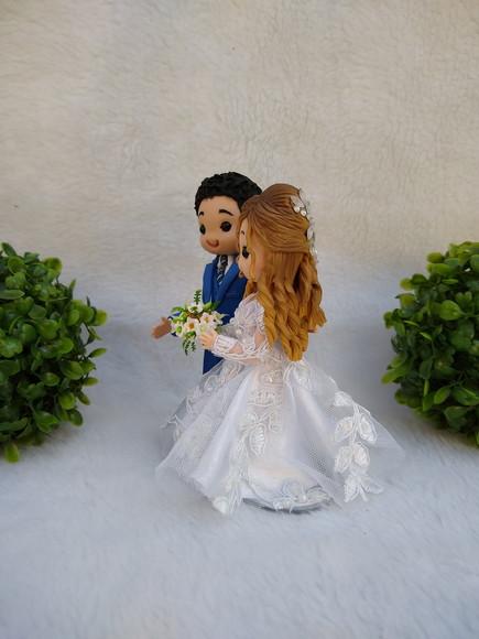 Topo de Bolo Casamento Personalizado