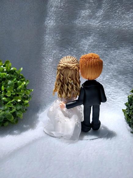 Topo De Bolo Casamento Personalizado