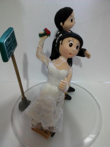 Topo De Bolo Casamento viagem
