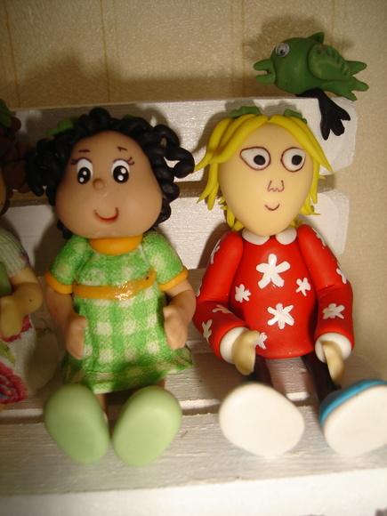 Topo de bolo Charlie e Lola