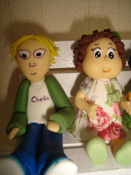 Topo de bolo Charlie e Lola