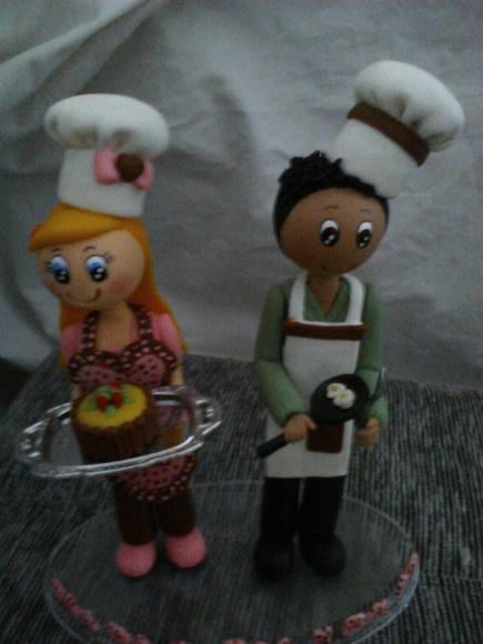 Topo De Bolo Cozinheiros