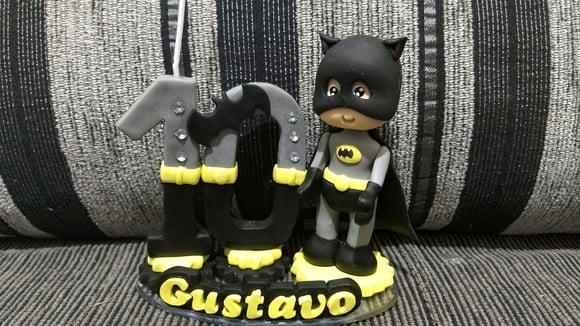 Topo de bolo homem gato