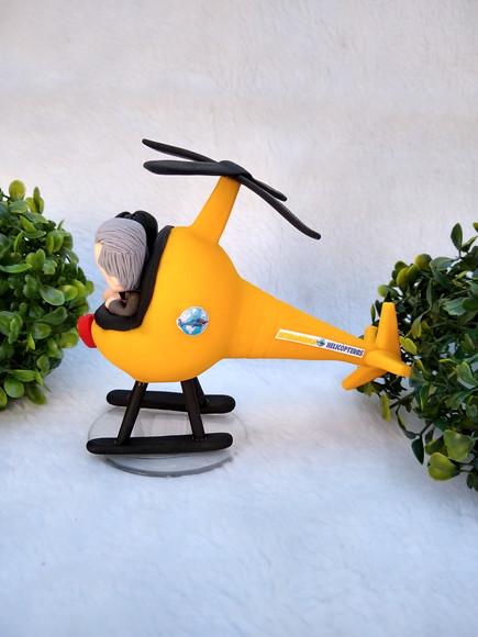 Topo de bolo helicóptero