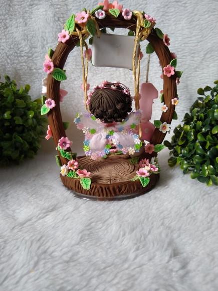 Topo de bolo jardim encantado