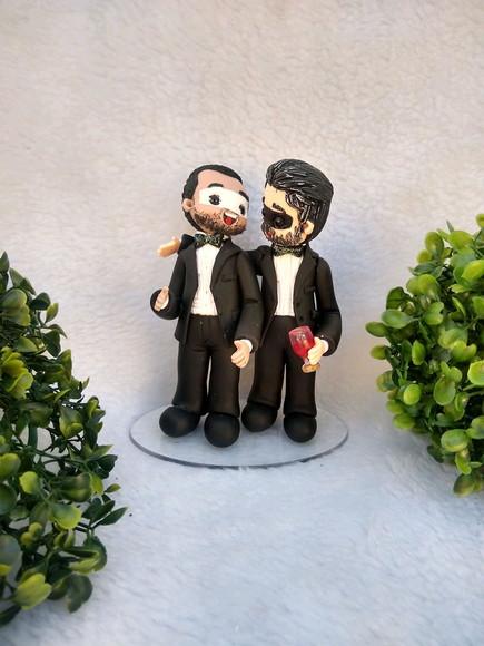 Topo de bolo lgbtqia+
