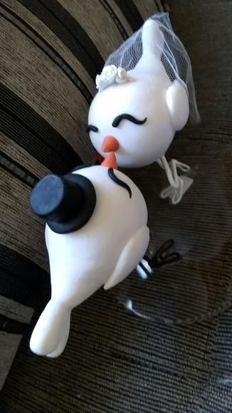 Topo de bolo passarinho
