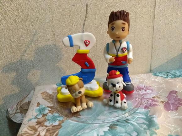 Topo de bolo patrulha canina