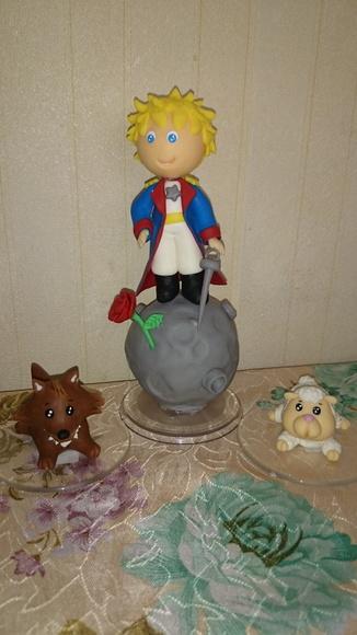 topo de bolo pequeno principe
