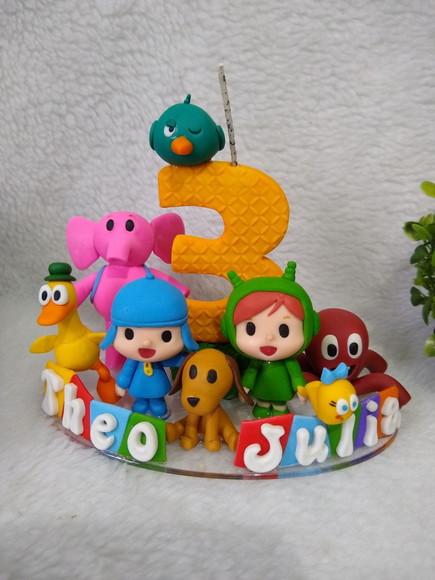 Topo de Bolo Pocoyo