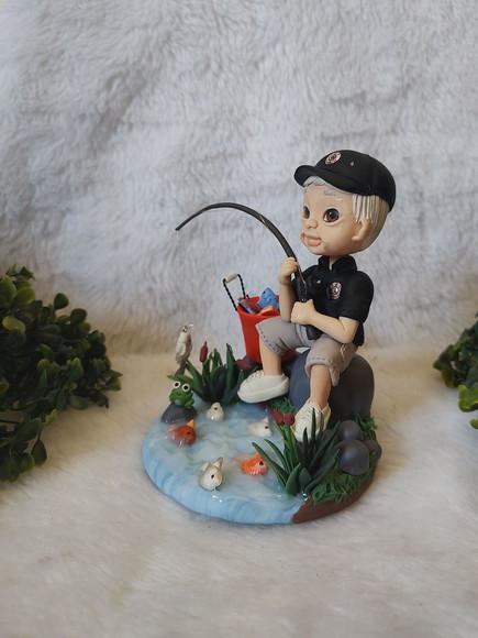 Topo de Bolo Pescador