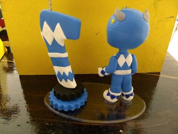 Topo de bolo Power Rangers