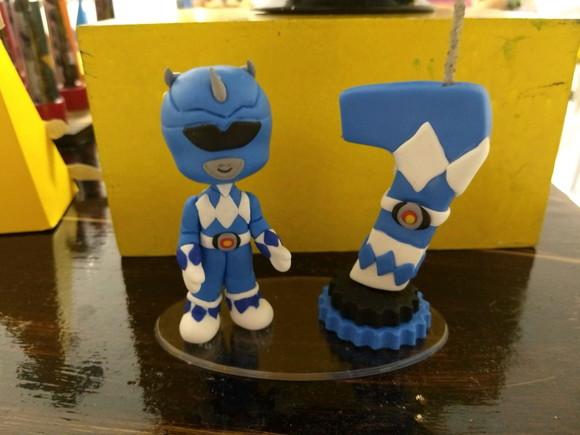 Topo de bolo Power Rangers