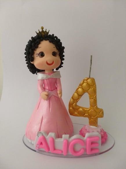 Topo de bolo princesas