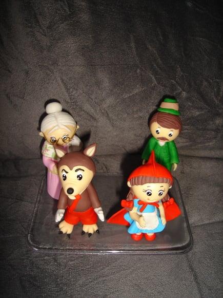 topo de bolo turma chapéuzinho vermelho