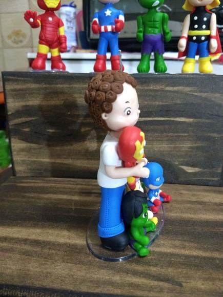 Topo de bolo vingadores