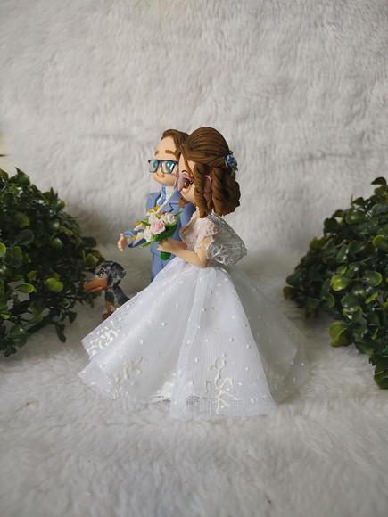 Topo de Casamento com 1 Pet