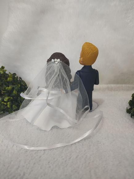 Topo de Casamento com 4 Pets