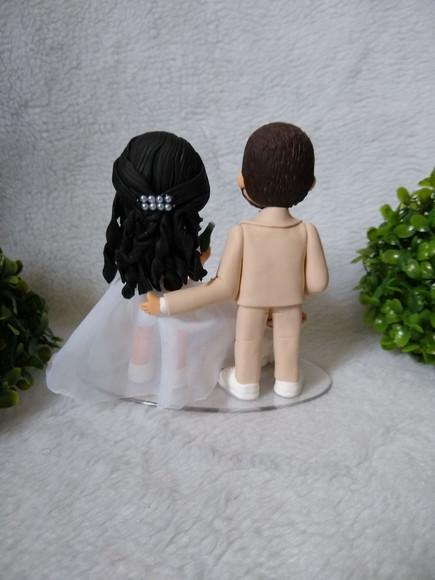 topo de casamento com 4 pets e bebida