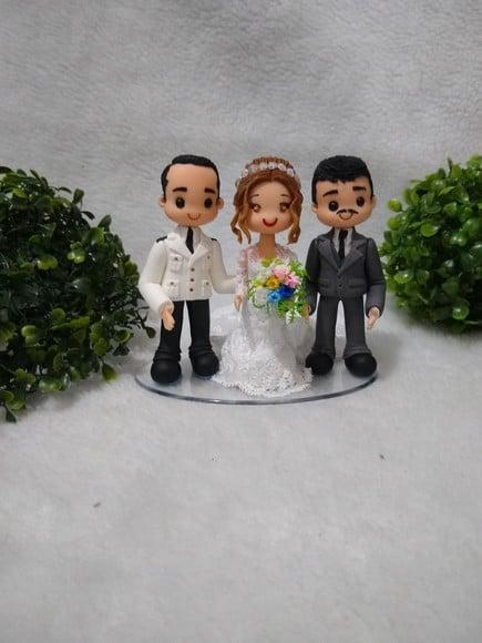 Topo de Casamento com Filho Adolescente ou Adulto