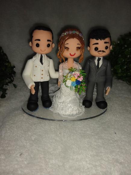 Topo de Casamento com Filho Adolescente ou Adulto