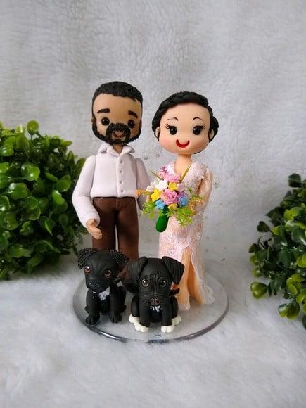 topo de casamento com pets
