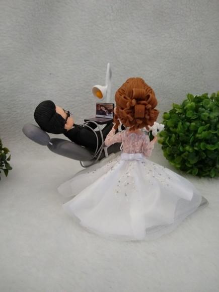 Topo de casamento dentista
