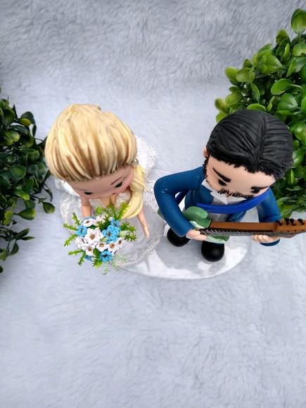 Topo de casamento guitarra