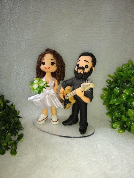 Topo De Casamento Guitarrista