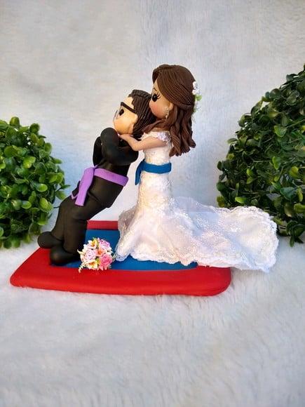 Topo de casamento judô