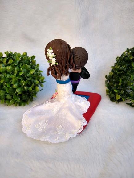 Topo de casamento judô