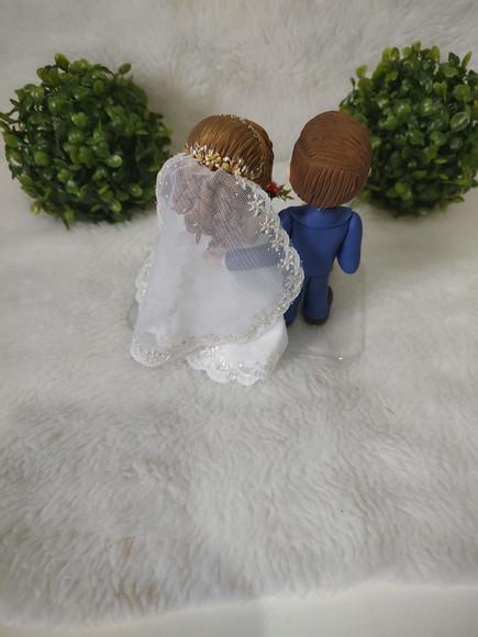 Topo de Casamento Personalizado com 2 Pets