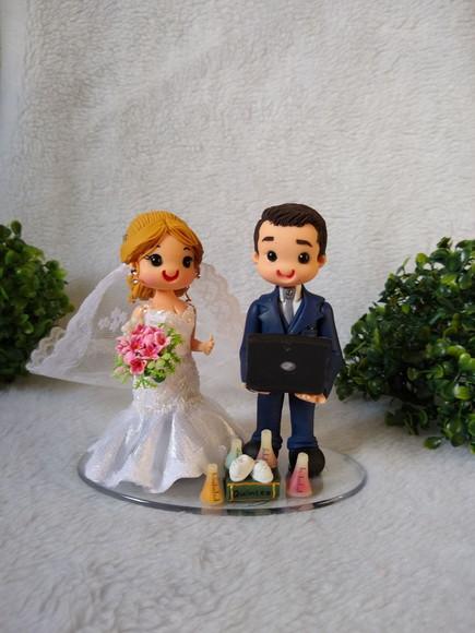 Topo de casamento profissão e gravidez
