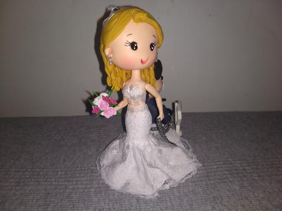 Topo de casamento pescador
