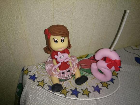 Topo Menina É Porquinha Rosa