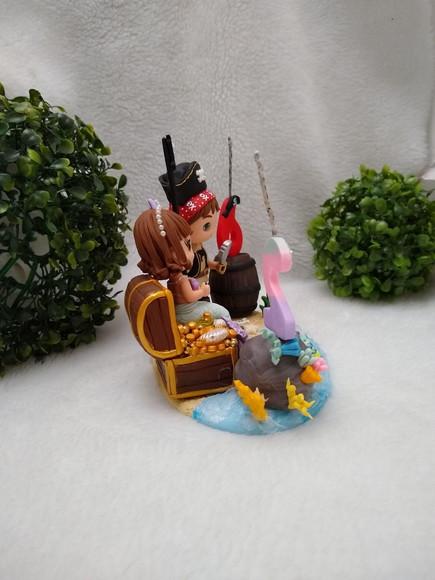 Topo Sereia e pirata com vela