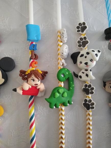 Vela no palito, candle hugs, Vela infantil