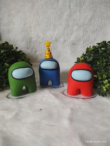 Among Us para Decoração de Mesa