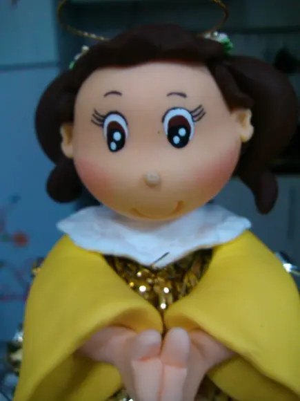 Anjinho de biscuit e bala