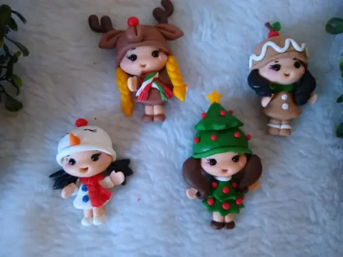 Aplique Menina Natal