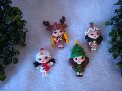 Aplique Menina Natal
